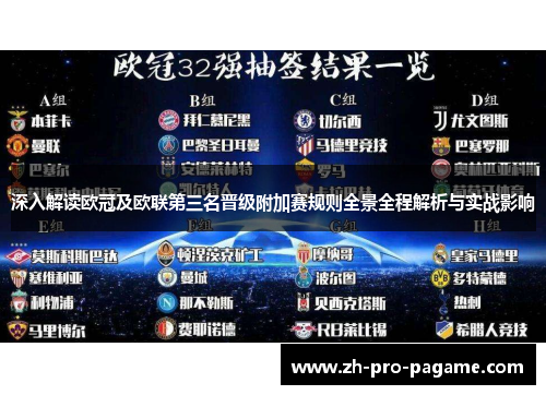 深入解读欧冠及欧联第三名晋级附加赛规则全景全程解析与实战影响